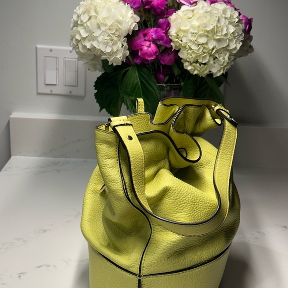 Kate Spade Lime Green Leather Shoulder Bag - Picture 5 of 16